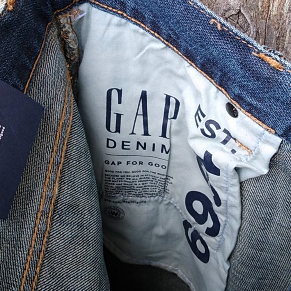 Gap Denim Men's Jeans 33x32 Straight-leg NWT - Picture 13 of 15